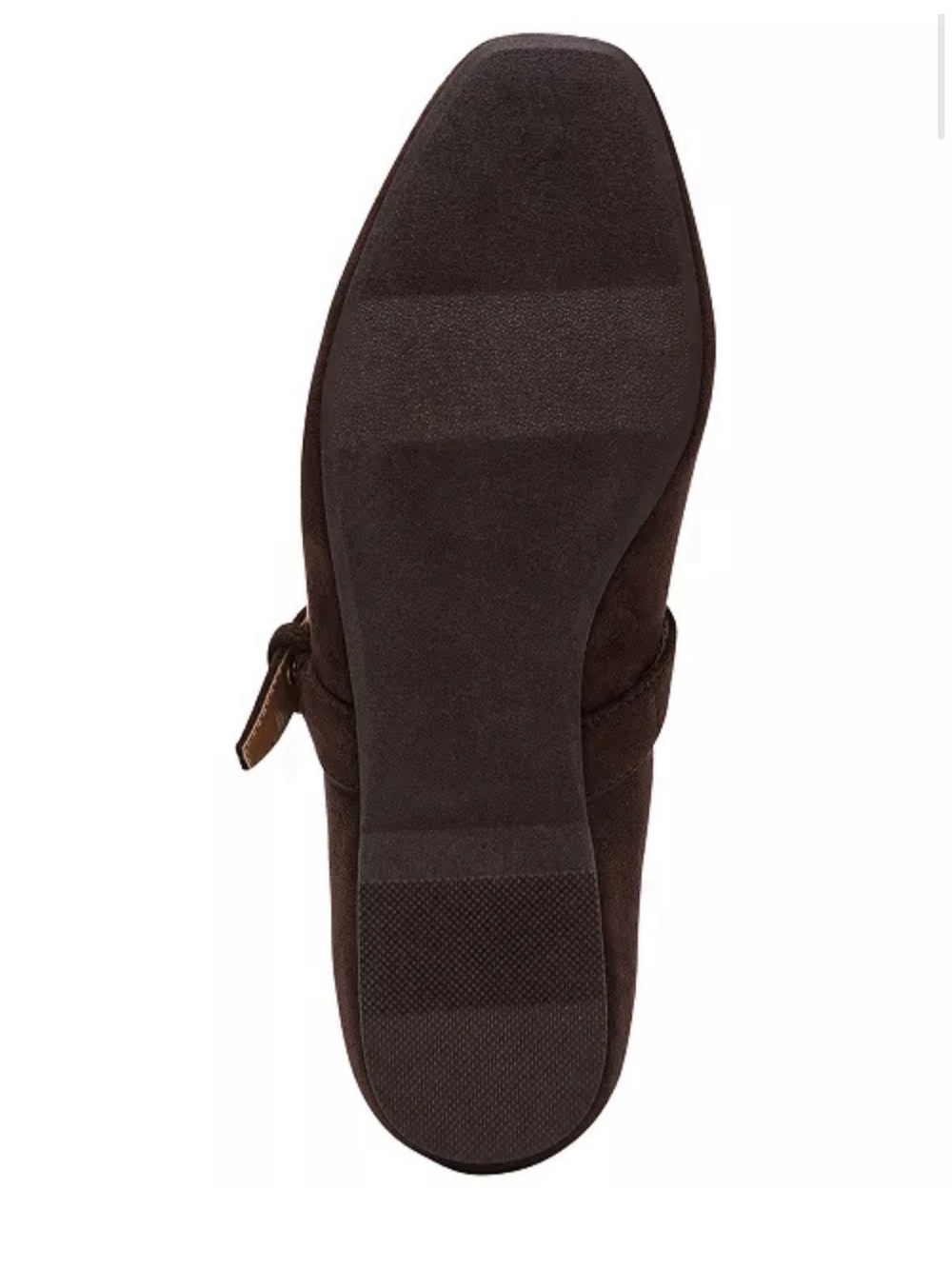 Women's NWT Buckle Mary Jane Flats in Brown Faux Suede-Size 7- DV by Dolce Vita - Picture 6 of 12